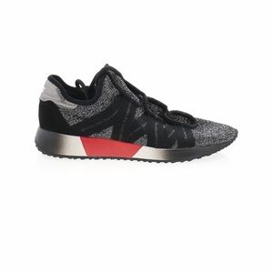 Diane Von Furstenberg Black and Red Sneakers